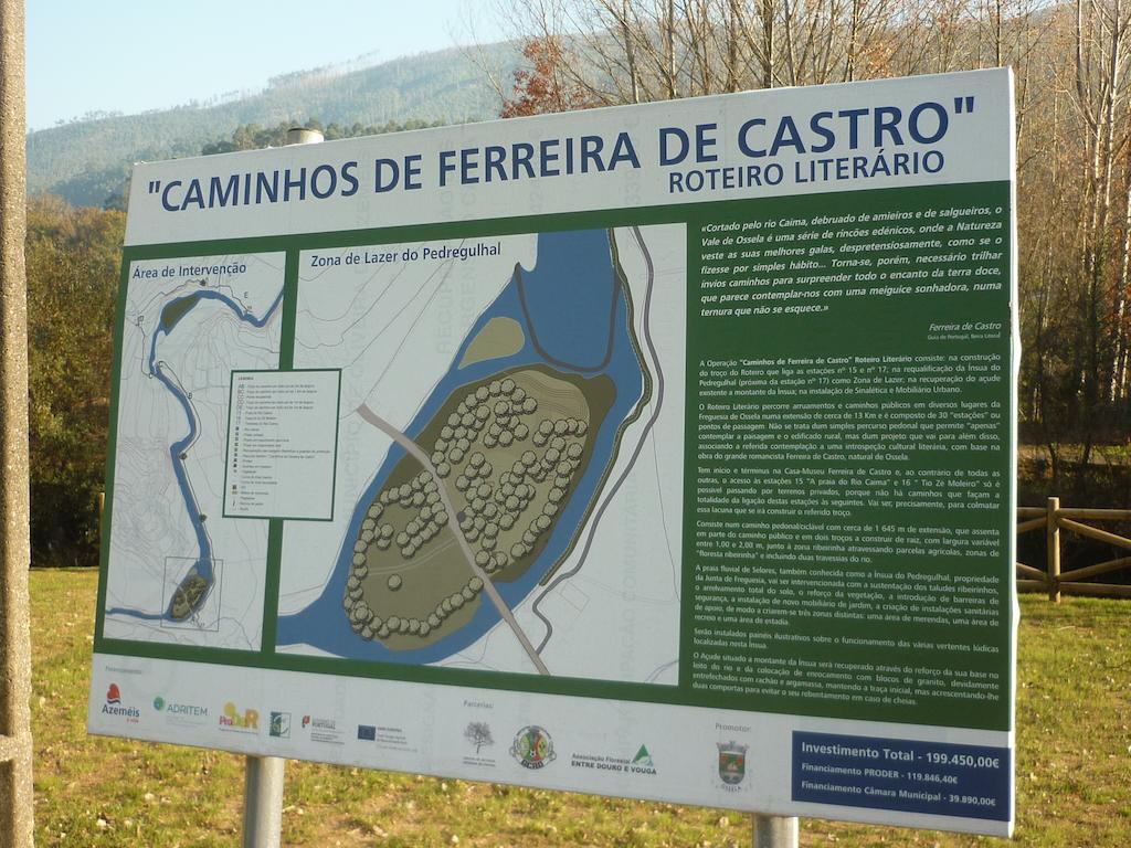 奥利韦拉-迪阿泽梅什Casa Do Porto Carreiro别墅 外观 照片